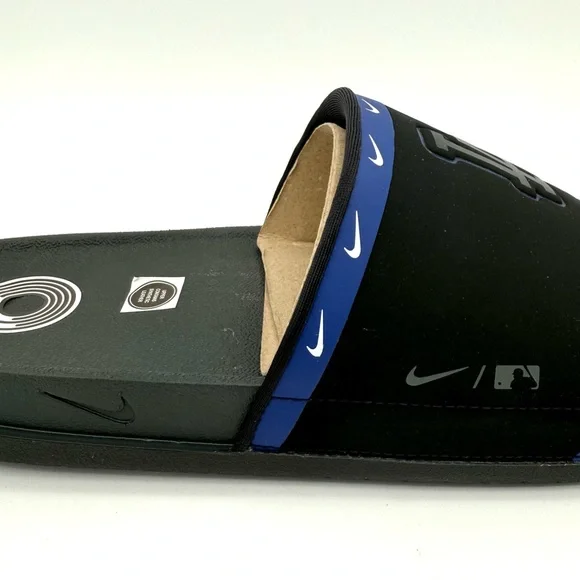 NIB NWT New Nike Mens MLB x OffCourt Slide LA Dodgers Size 12 Sandals Flip Flops - Picture 4 of 7